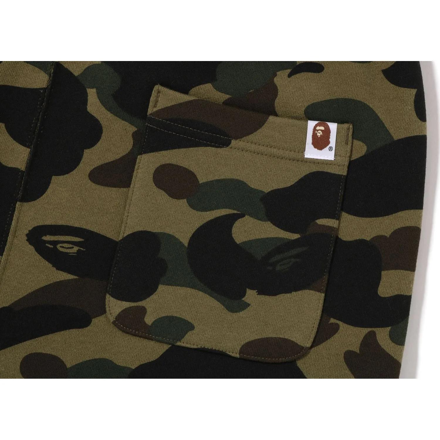 1ST CAMO APE HEAD PATCHED SWEAT PANTS MENS