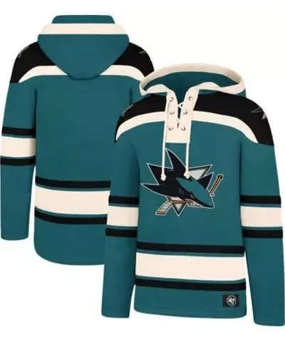 '47 Men's NHL San Jose Sharks Superior Lacer Pullover Hoodie