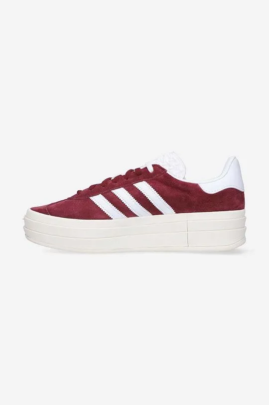 adidas Originals sneakers Gazelle Bold maroon color