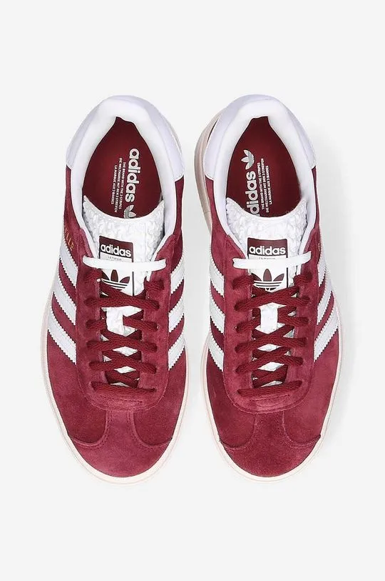 adidas Originals sneakers Gazelle Bold maroon color