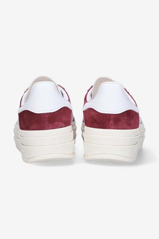 adidas Originals sneakers Gazelle Bold maroon color