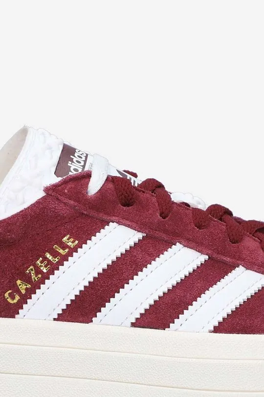 adidas Originals sneakers Gazelle Bold maroon color