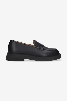 A.P.C. leather loafers men's black color