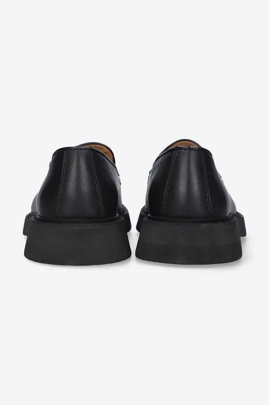 A.P.C. leather loafers men's black color