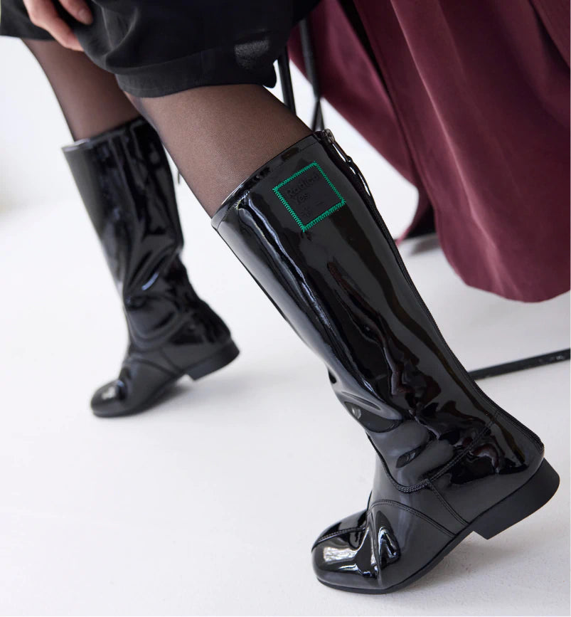 Babka Tall Boot | Patent Black