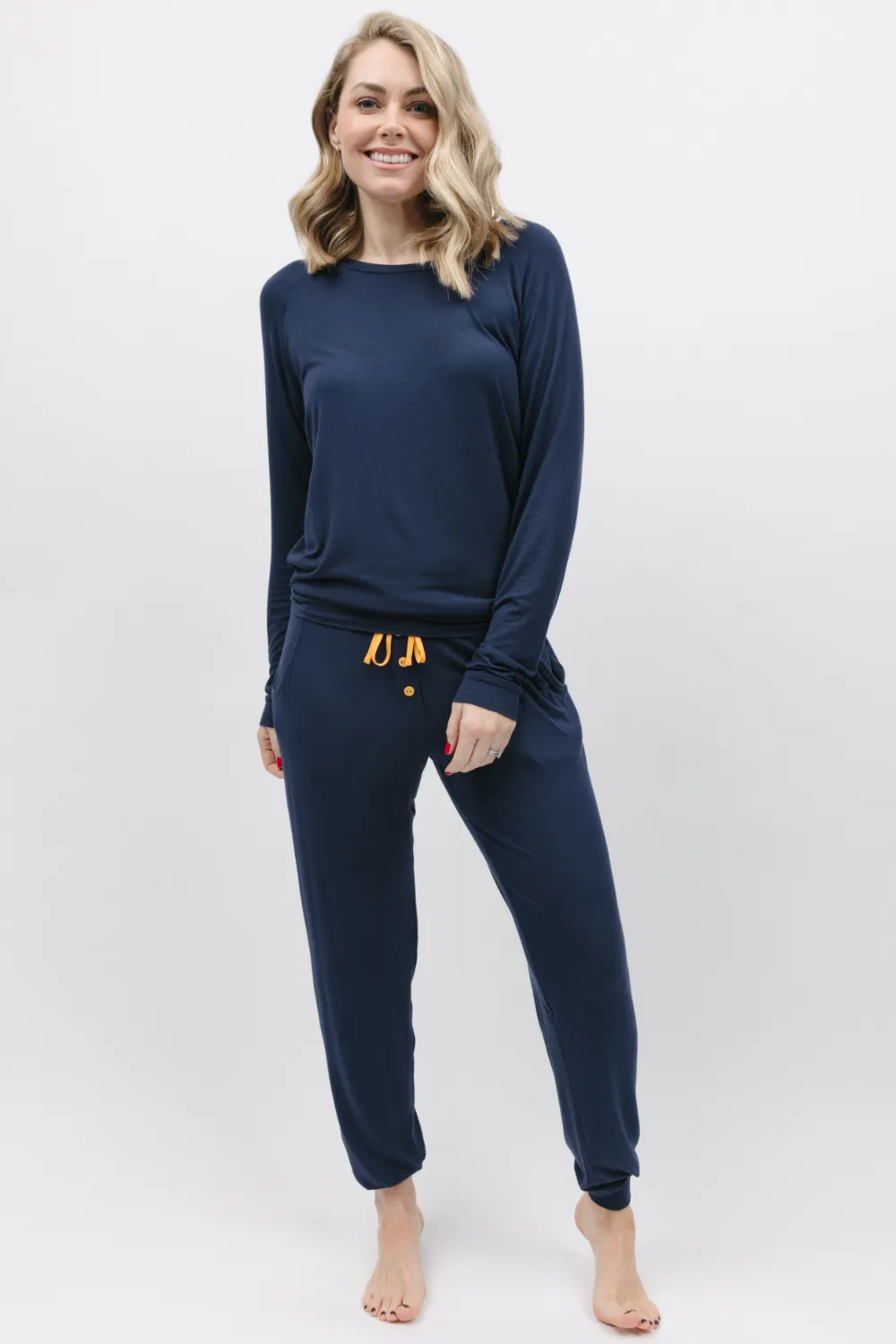 Bea Long Sleeve Slouch Jersey Top