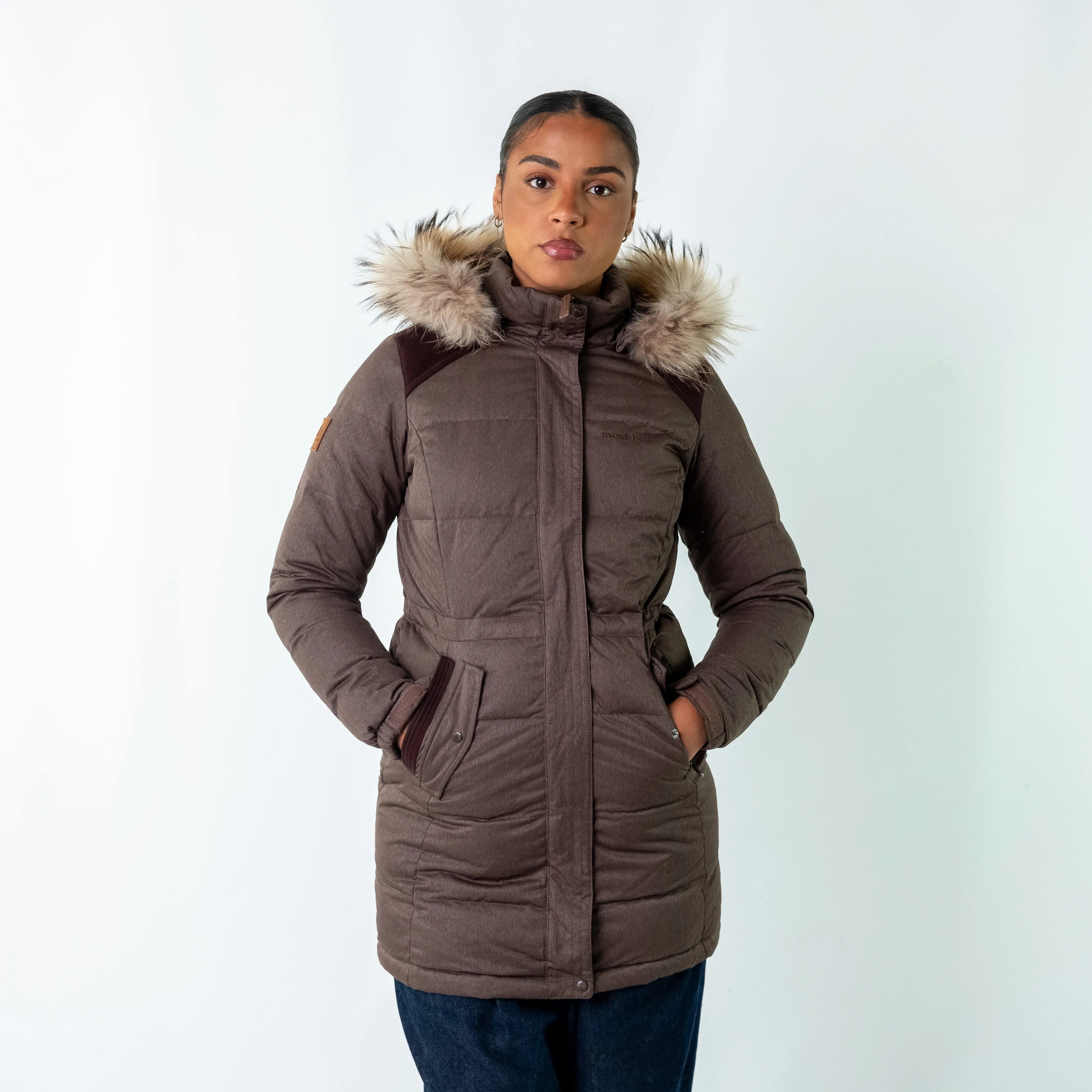 Brown y2ks Montbell Puffer (S)