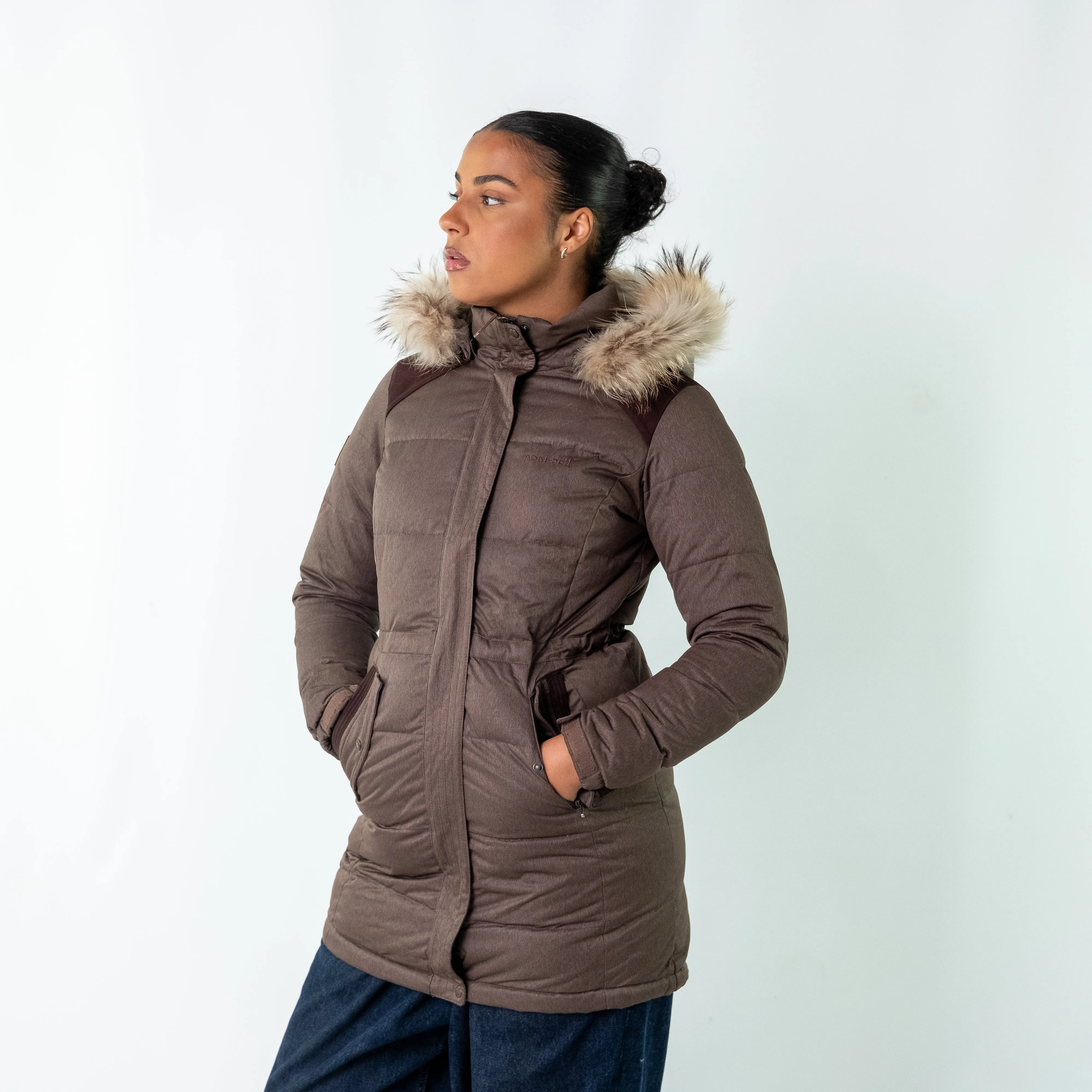 Brown y2ks Montbell Puffer (S)