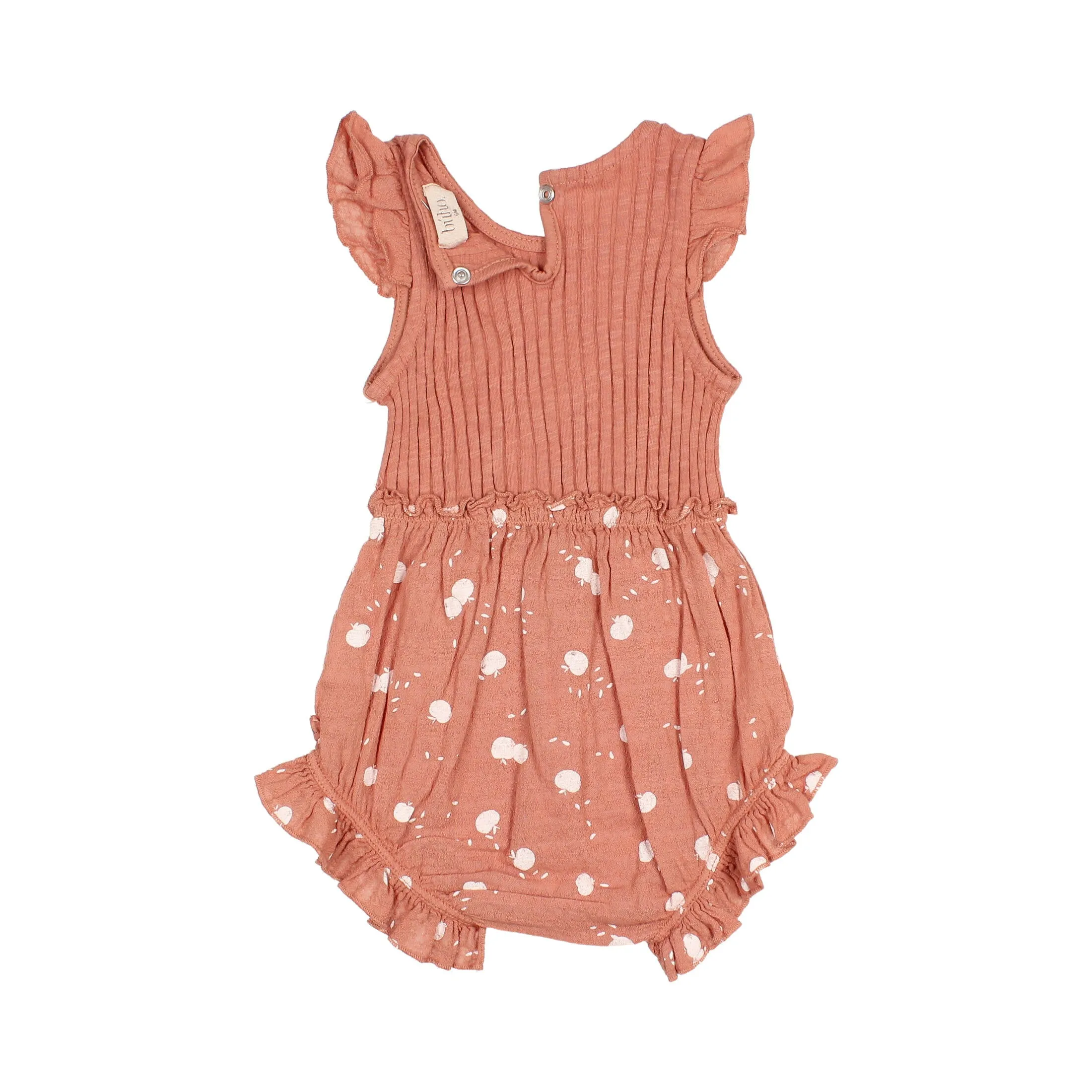 Buho Baby Apple Print Romper