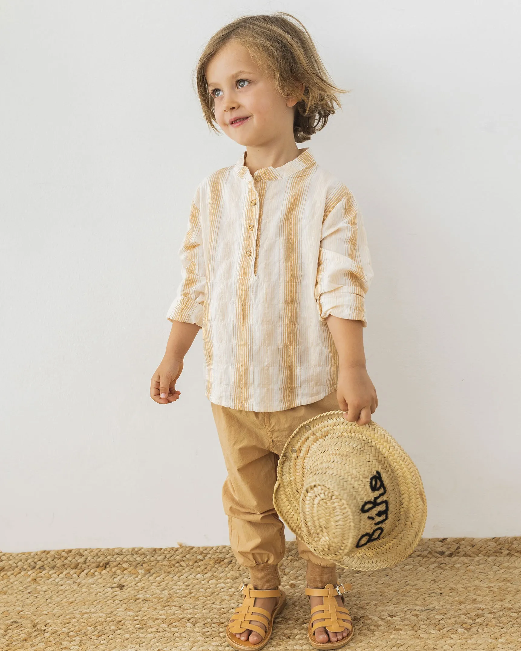 Buho Boys LS Striped Shirt