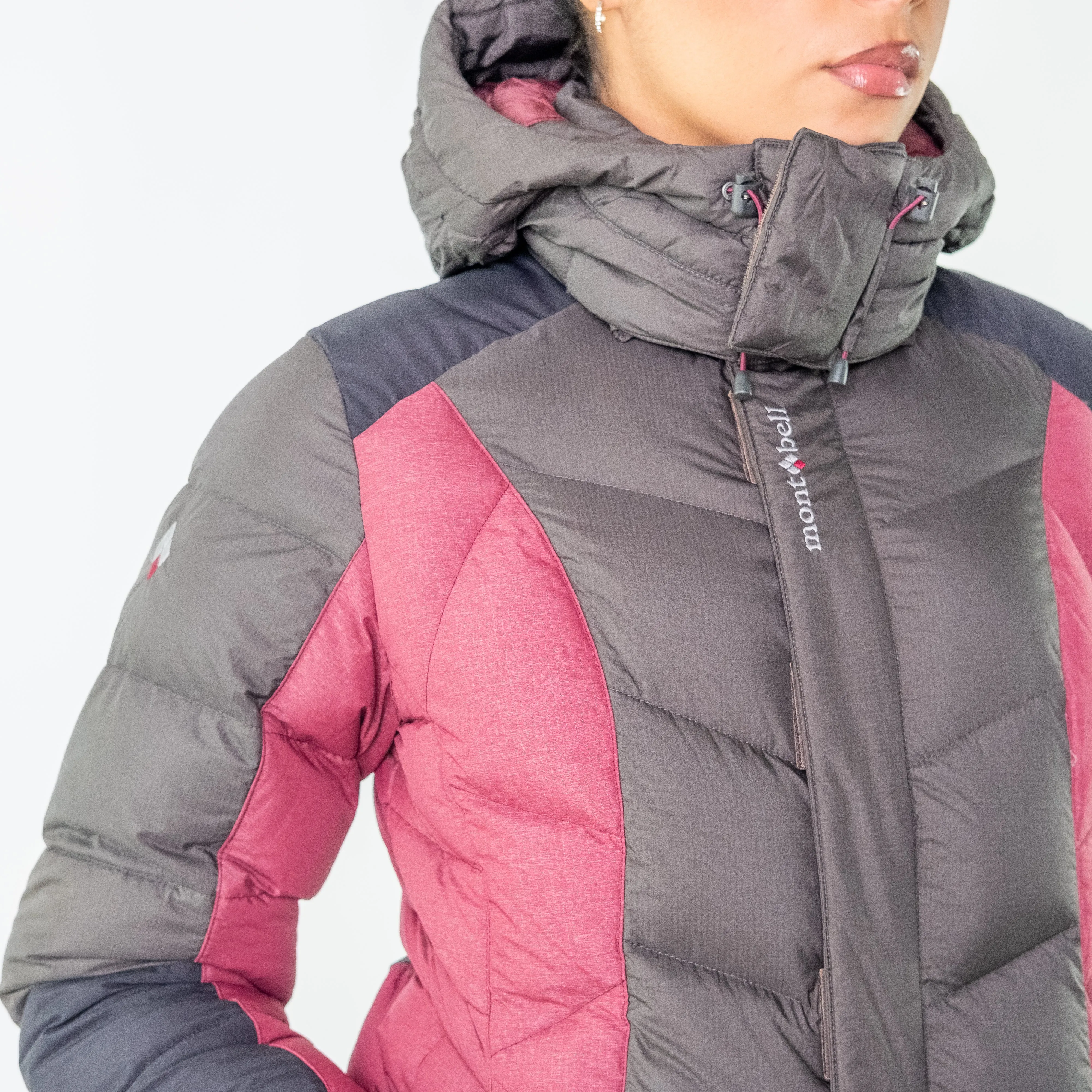 Burgundy Red y2ks Montbell Puffer (M)