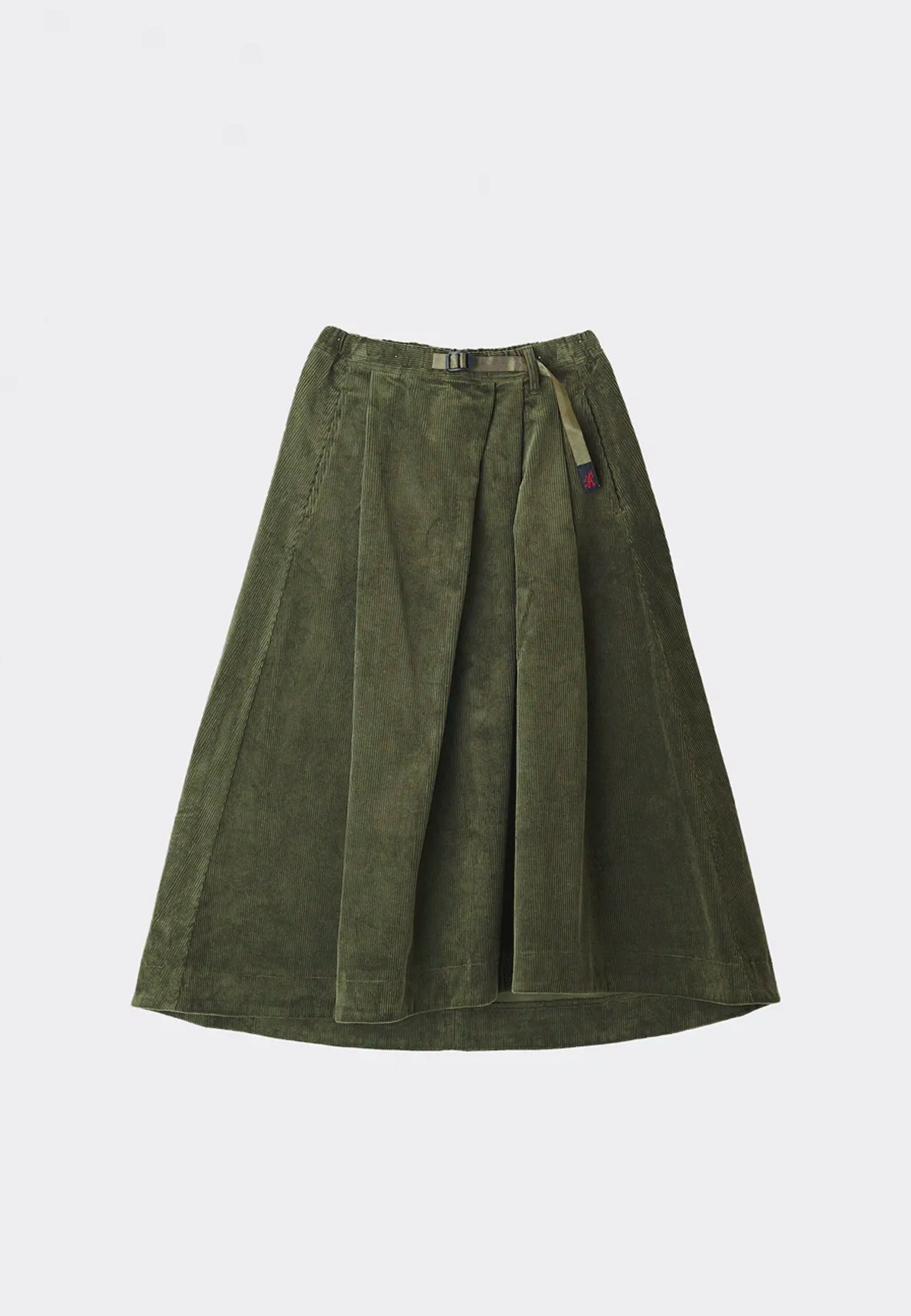 Corduroy Talecut Skirt - Olive