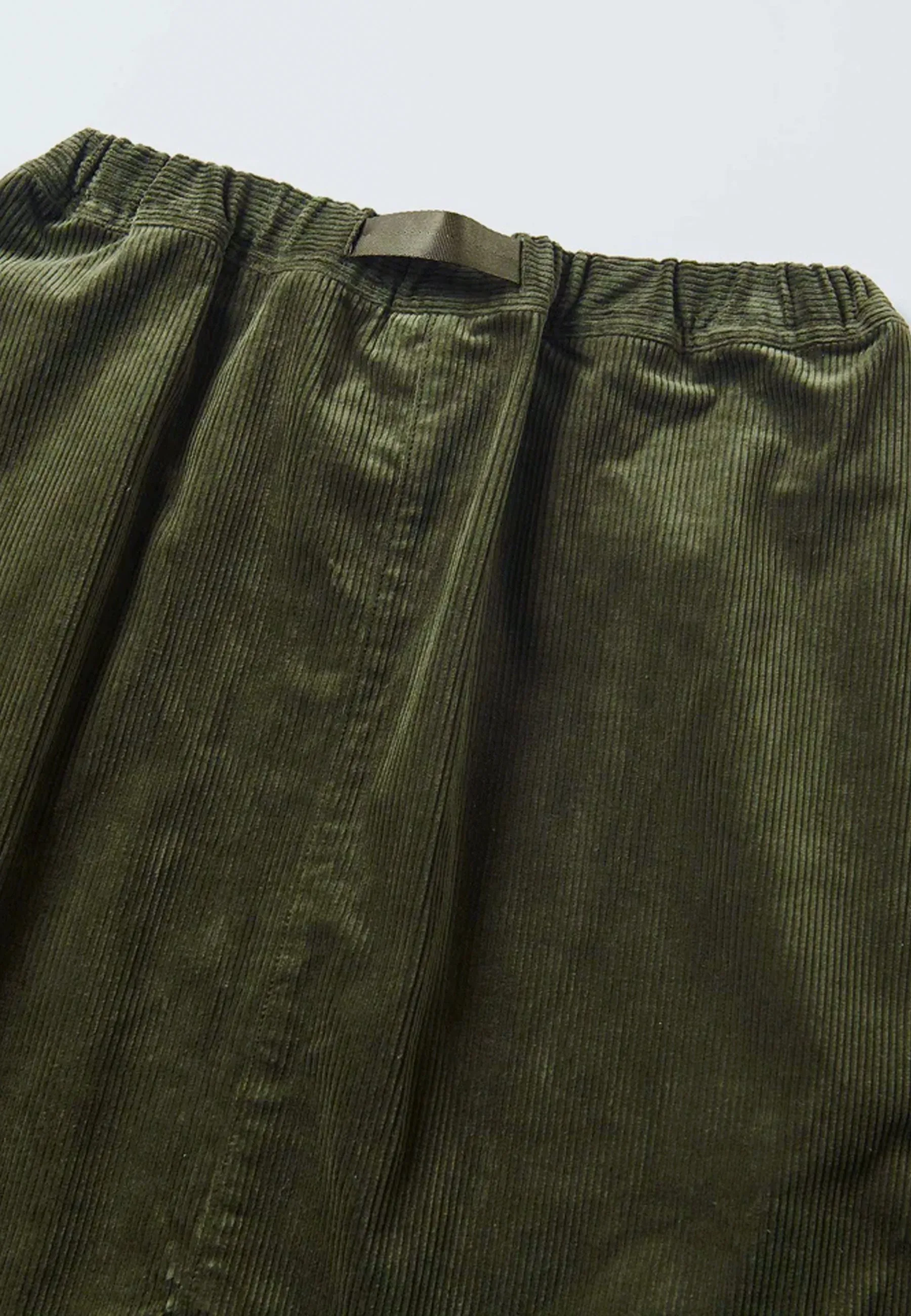 Corduroy Talecut Skirt - Olive