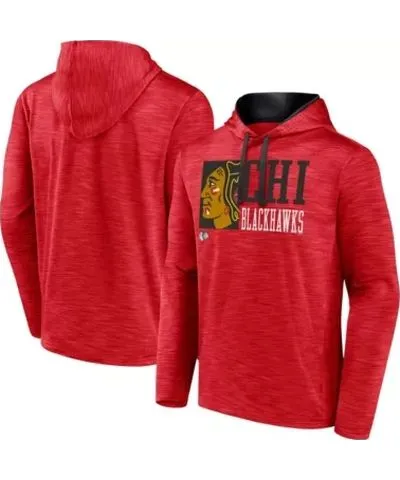 Fanatics Men's NHL Fanatics Chicago Blackhawks Never Quit Pullover Hoodie