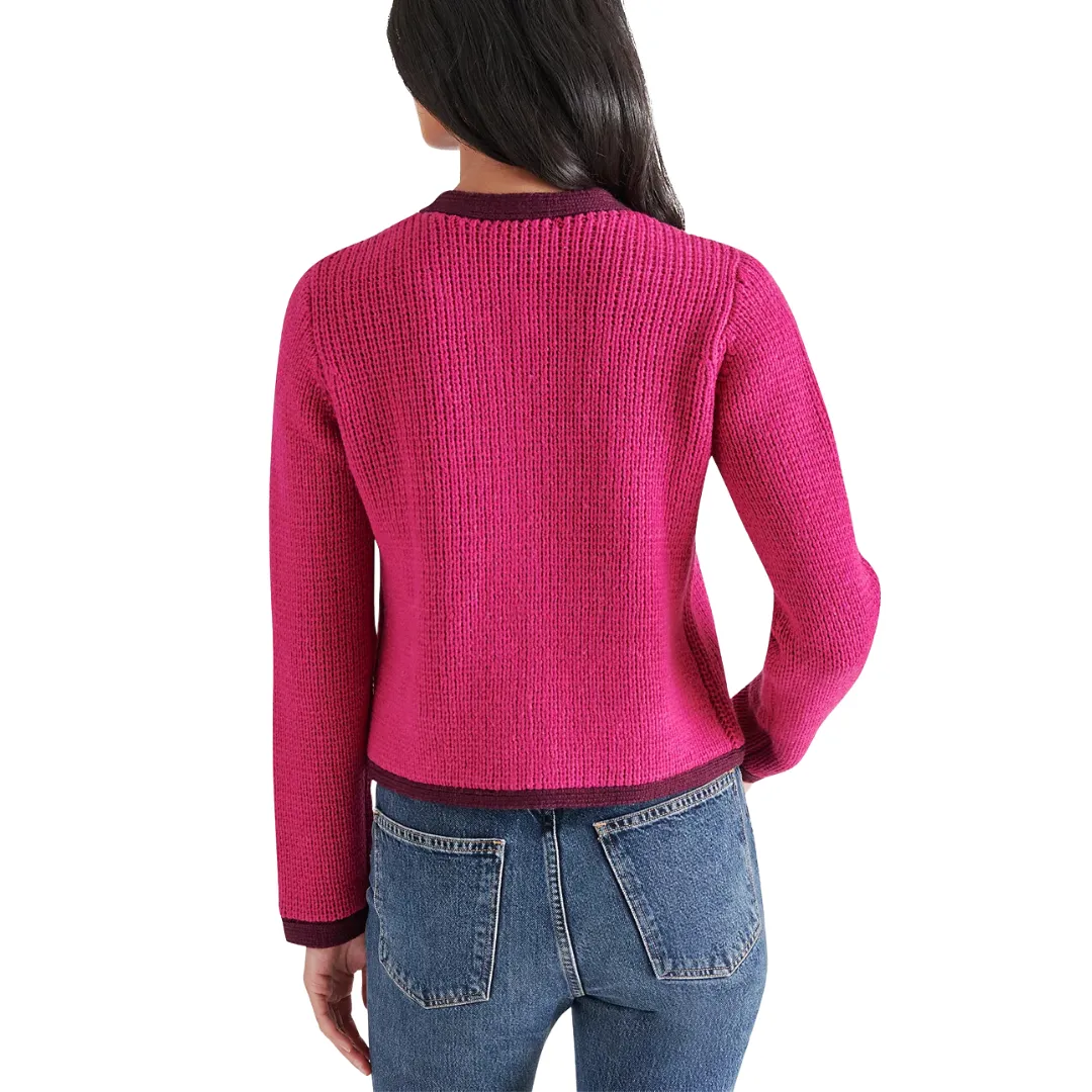 FANTIO SWEATER JACKET FUSCHIA