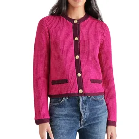 FANTIO SWEATER JACKET FUSCHIA