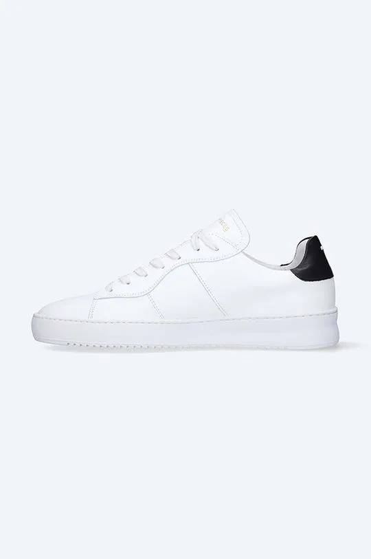 Filling Pieces leather sneakers Court Bianco white color 89127791861