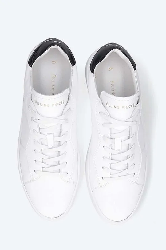 Filling Pieces leather sneakers Court Bianco white color 89127791861