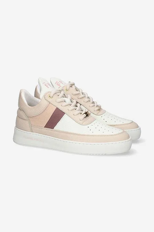 Filling Pieces leather sneakers Low Top Game beige color 10133151888