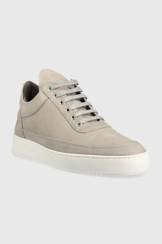 Filling Pieces suede sneakers Low Top Ripple Nubuck beige color 25122842003