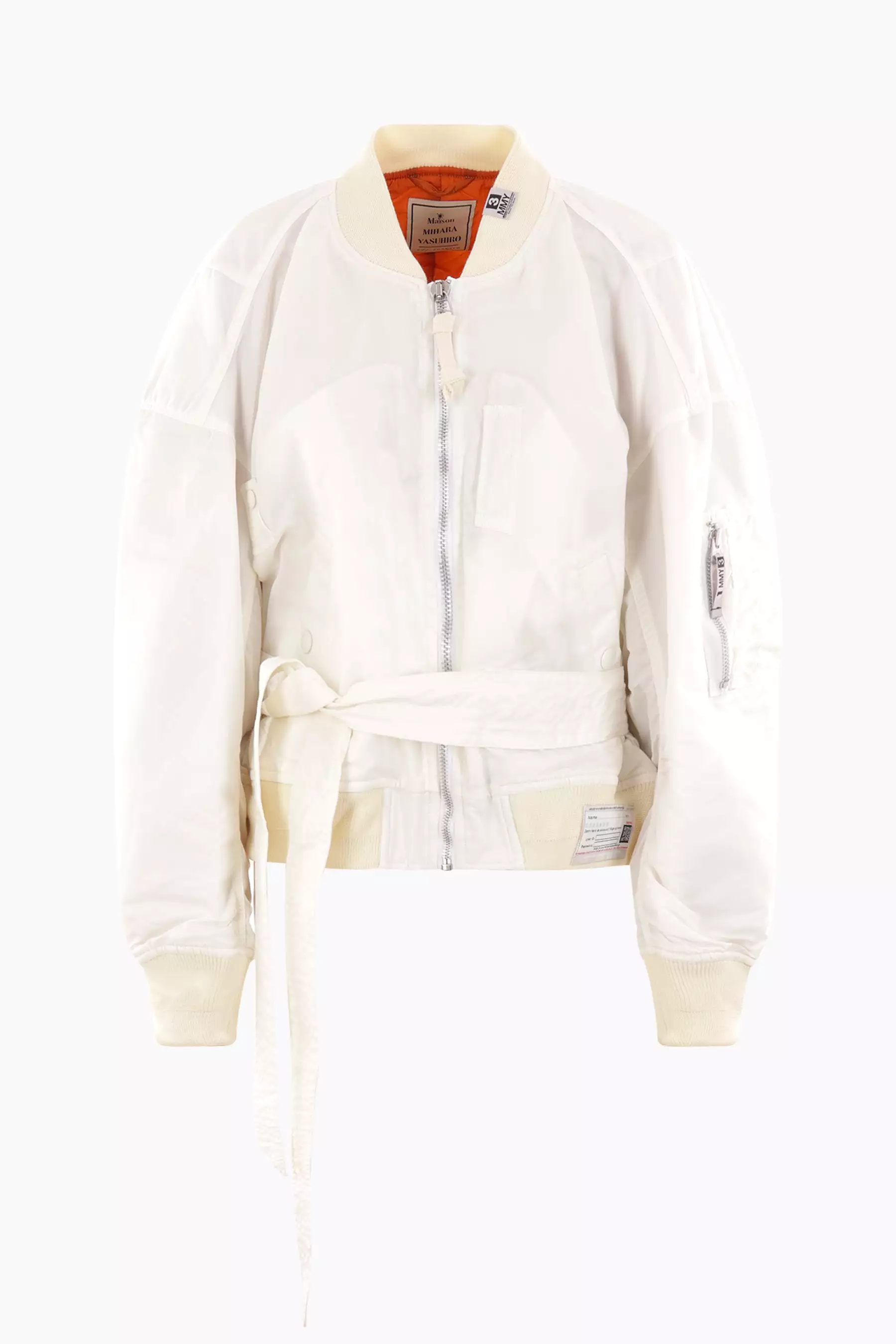 Flight nylon oversize bomber jacket