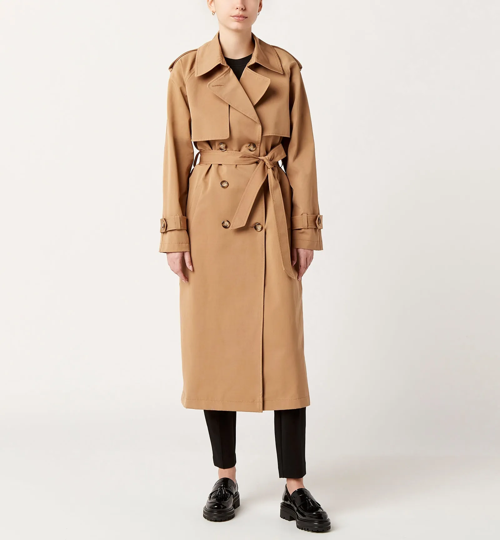 FLOOD LONG TRENCH COAT