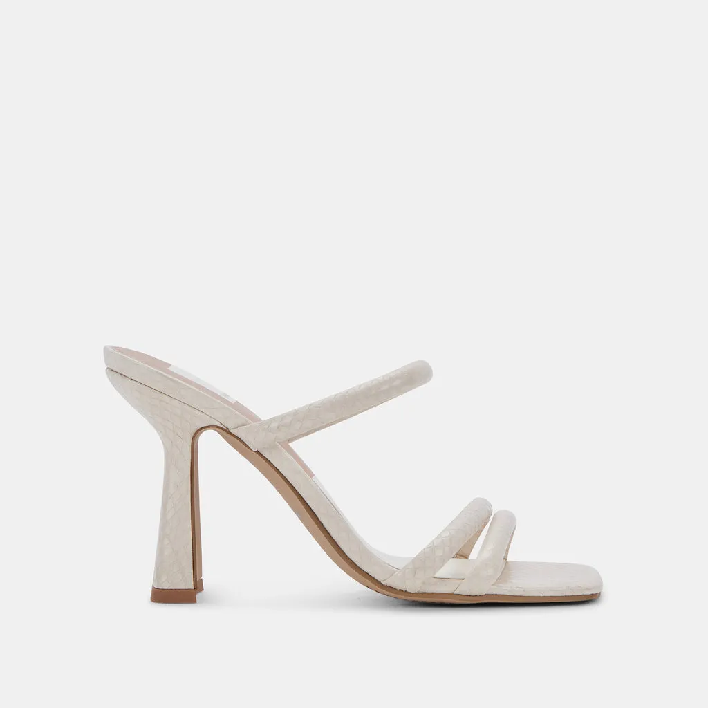 FORT HEELS IVORY EMBOSSED STELLA– Dolce Vita 6748346449986