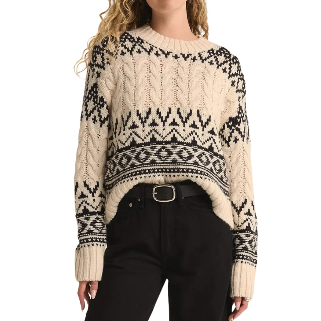 GARLAND FAIRISLE SWEATER SEASALT