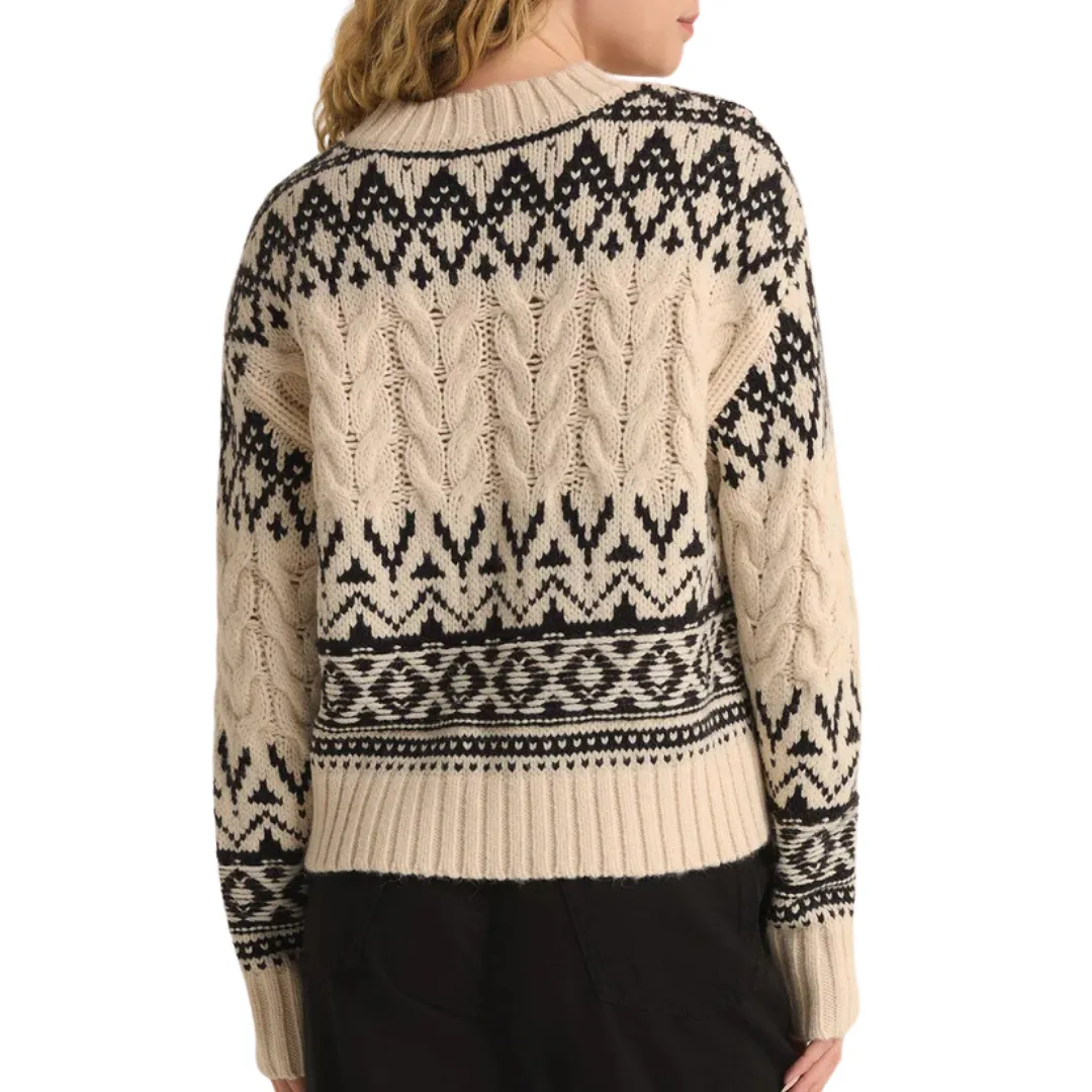 GARLAND FAIRISLE SWEATER SEASALT