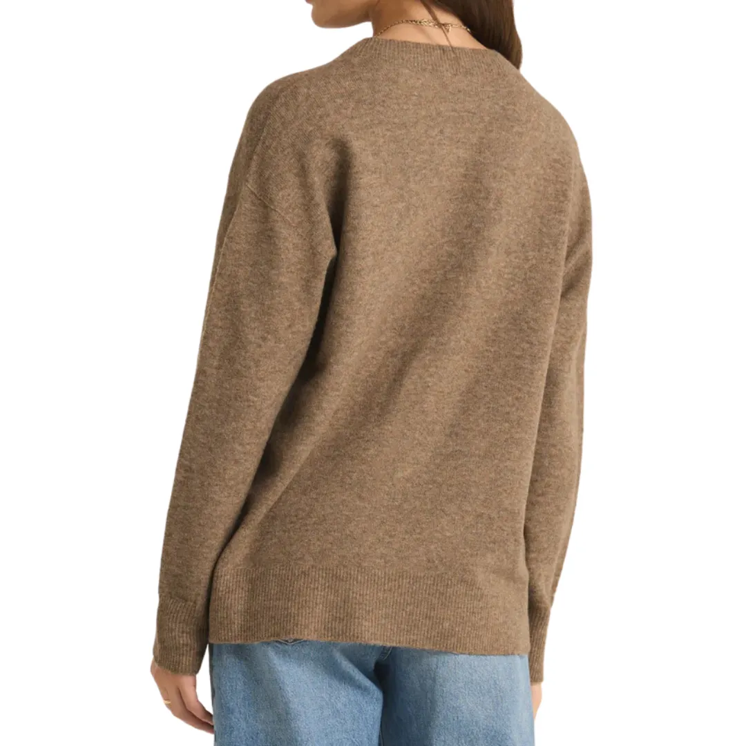 GIA CREW NECK SWEATER CHAI