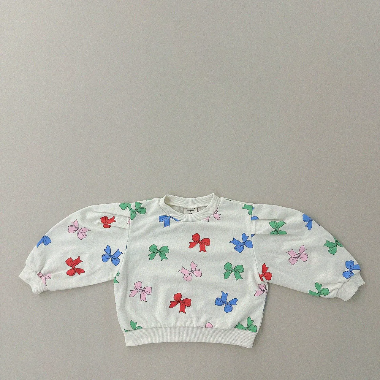 Girls Bow Print Sweatshirt & Skirt Set (1-6y) - 2 Colors