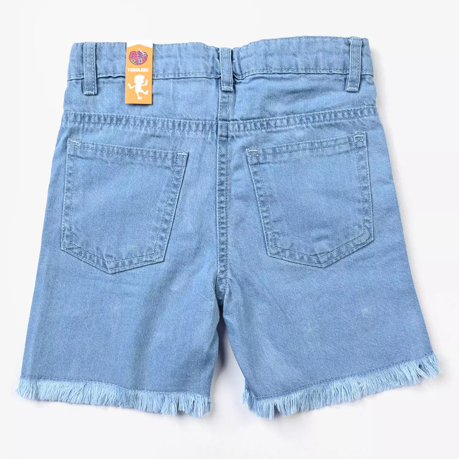 Girls Denim rigid Short Garden-LIGHT BLUE