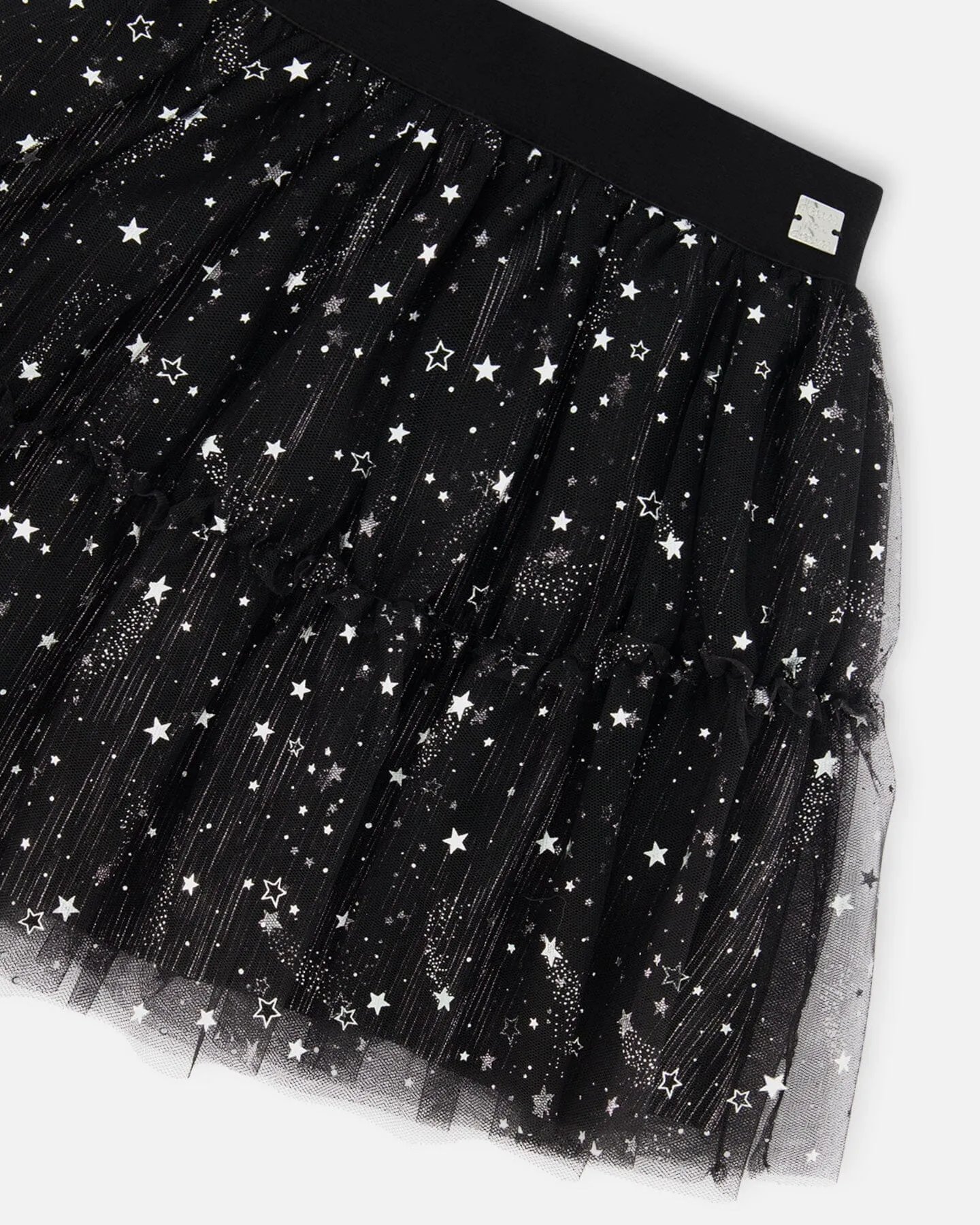 Glittering Tulle Skirt Black