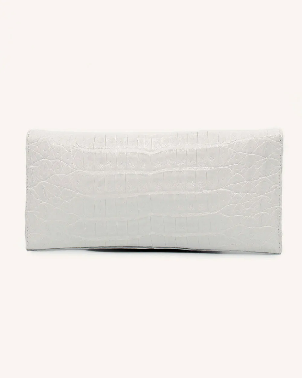 Gracia Clutch in White