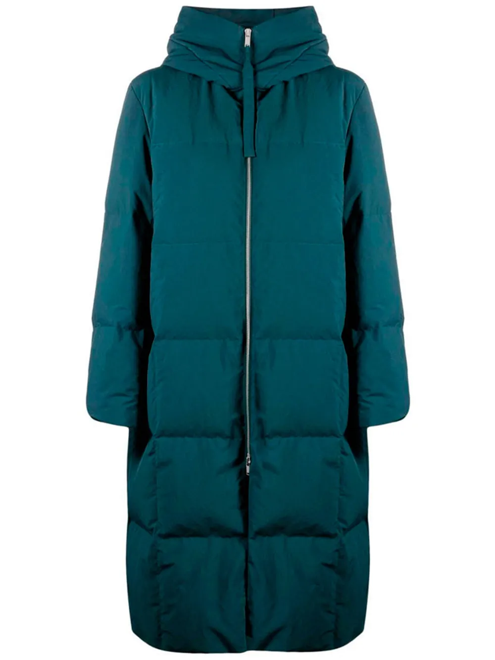 Hooded padded coat