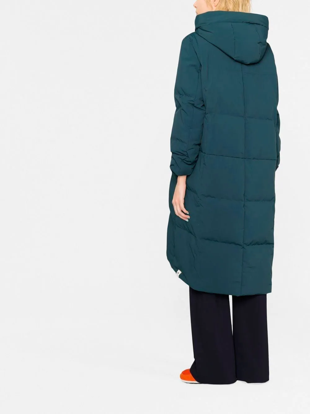 Hooded padded coat