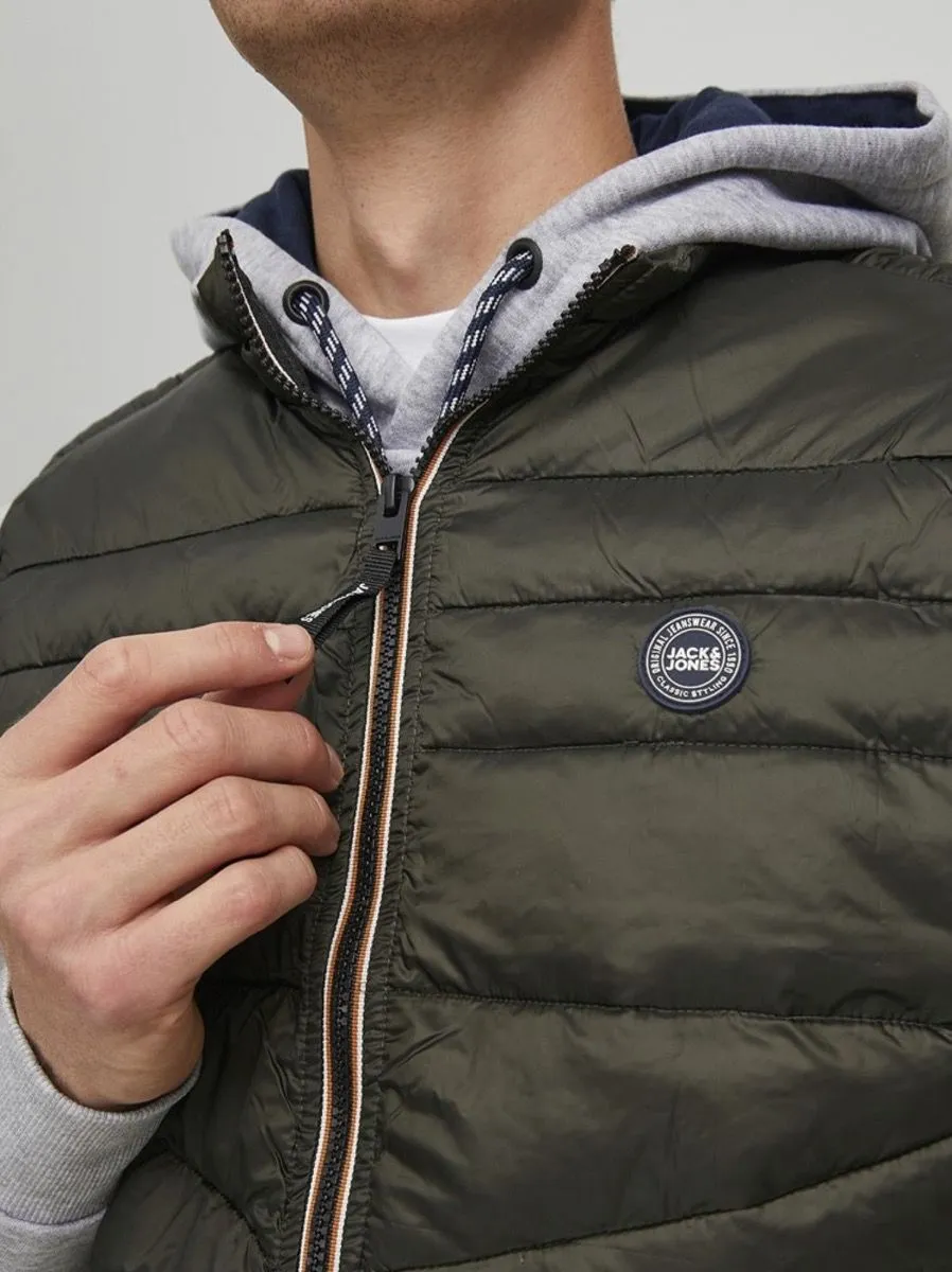 Jack & Jones Hero Puffer Bodywarmer Gilet Rosin