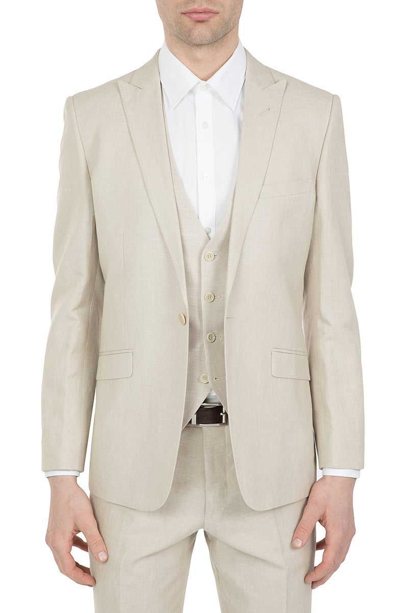 JACKET LINEN   LOUIS 7019 SAND