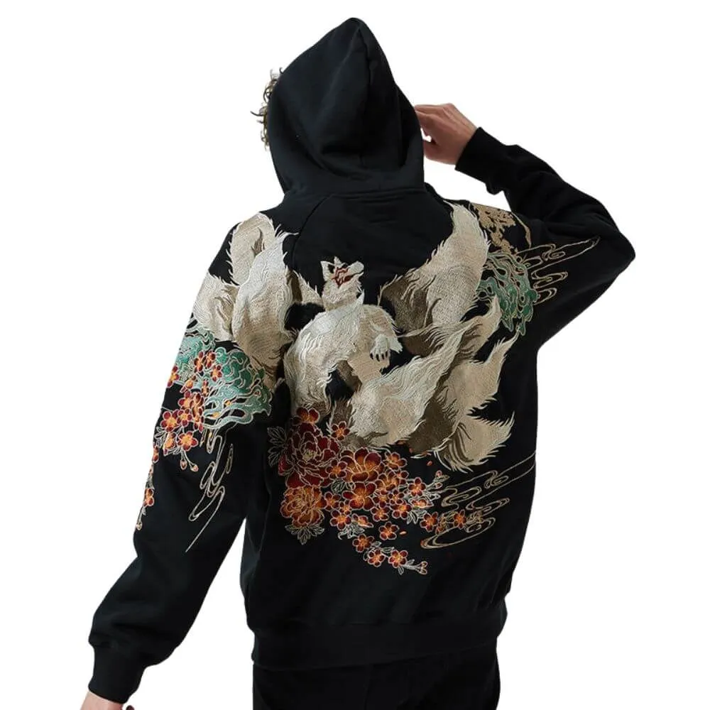 Japanese Kyuubi no Kitsune Anime Hoodie