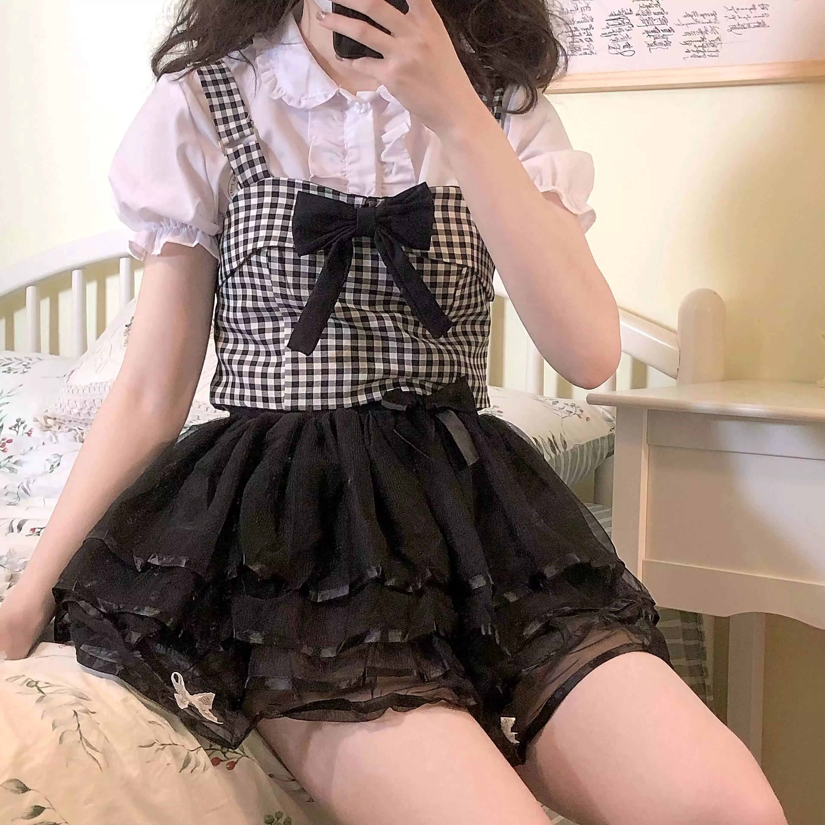 JAPNAESE CUTE LACE PUFFY CAKE SKIRT BY90030