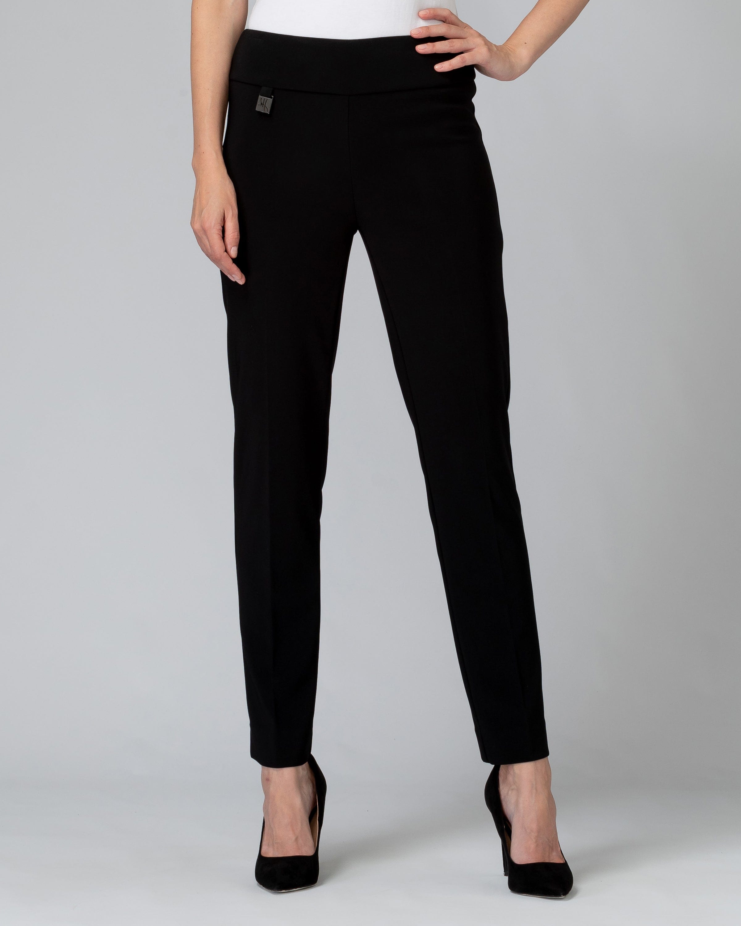 Joseph Ribkoff Slim Fit Black Dress Pant - 144092