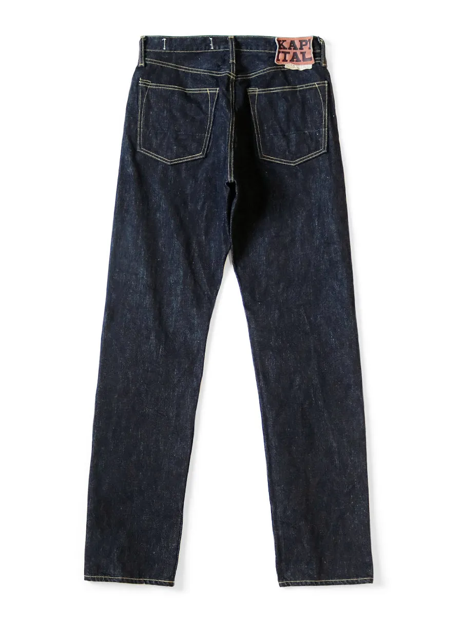 Kapital 14oz Denim 5P Monkey CISCO Pants