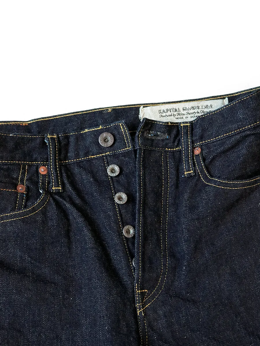 Kapital 14oz Denim 5P Monkey CISCO Pants