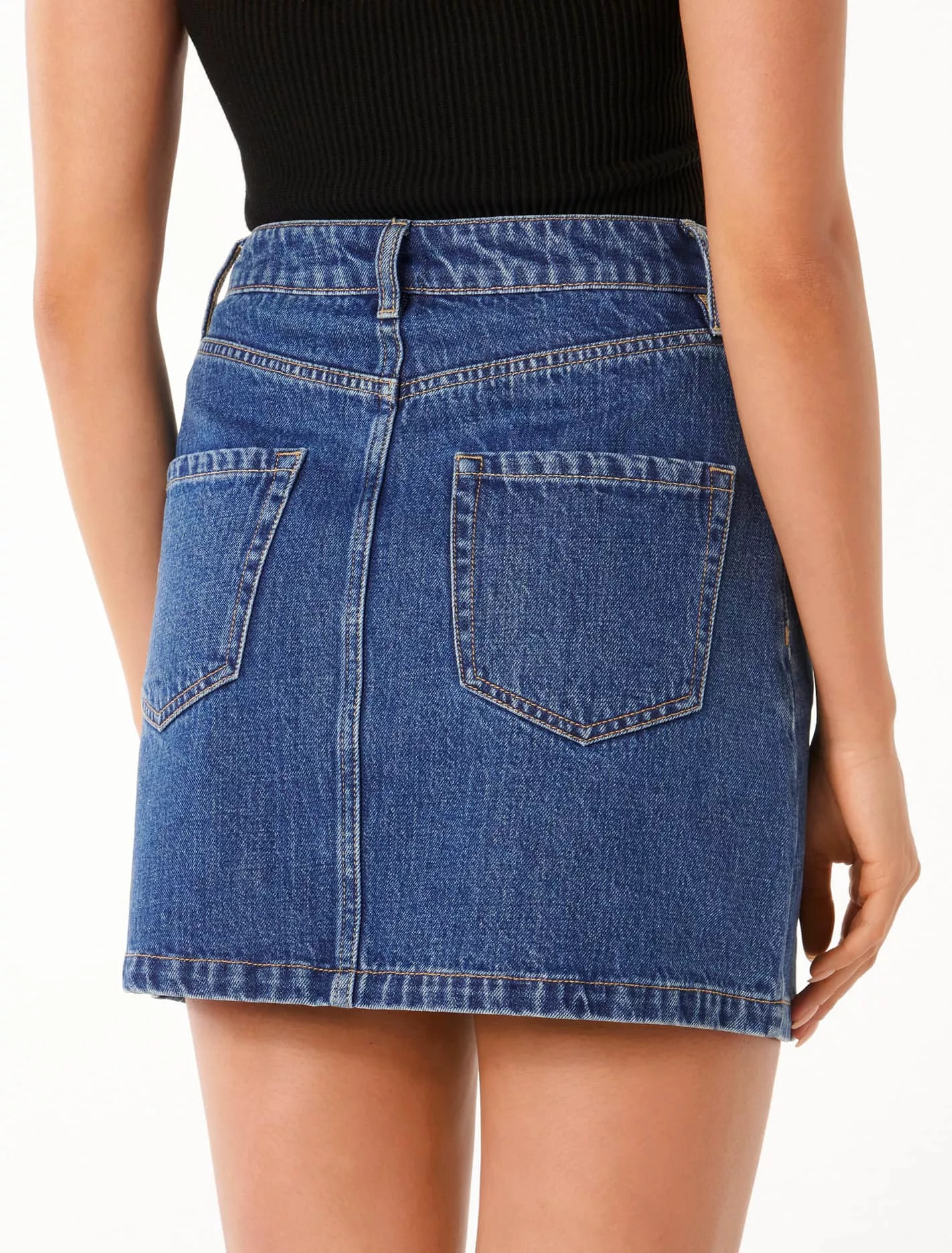 Kaylie Denim Mini Skirt