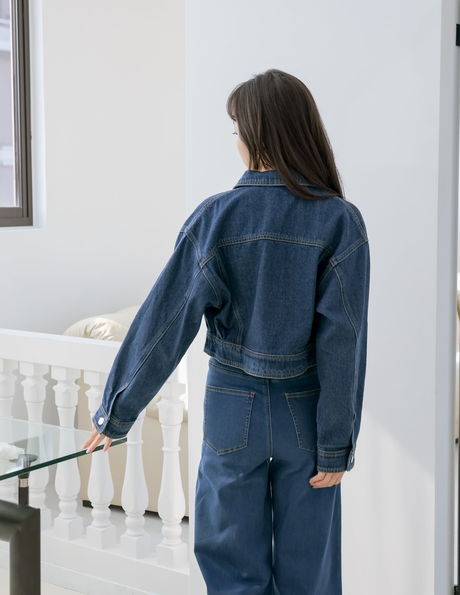 Kristen Denim Jacket in Dark Wash