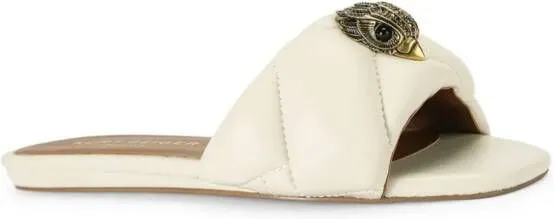 Kurt Geiger London Kensington Puff quilted sandals Neutrals