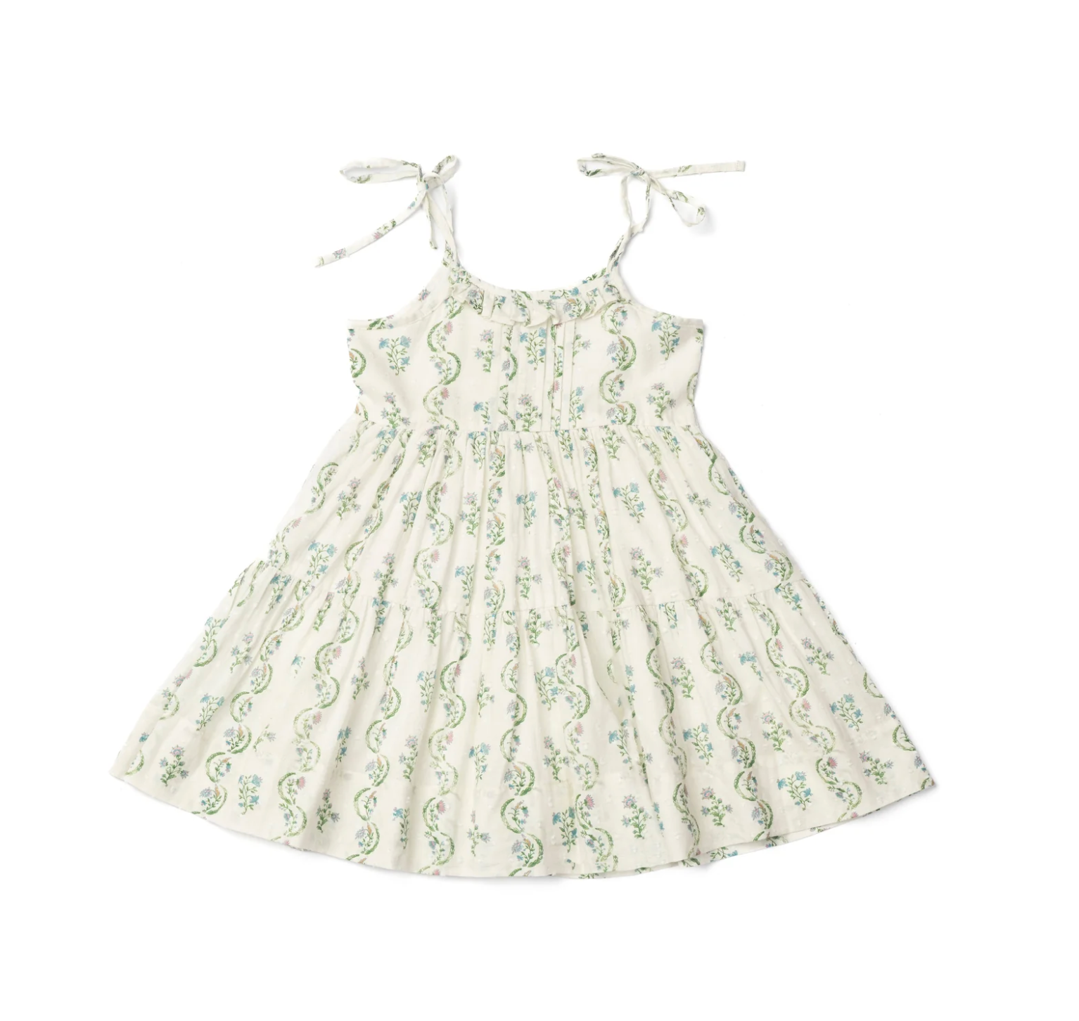 Lali - Floral Vine Print Ballet Dress