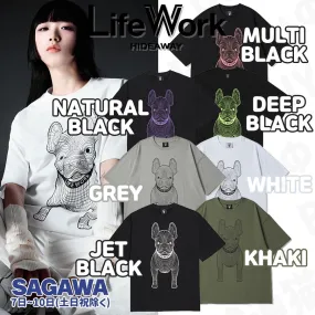 Life Work  |☆Life Work☆Big Ladog Printed Short-Sleeved Tshirt