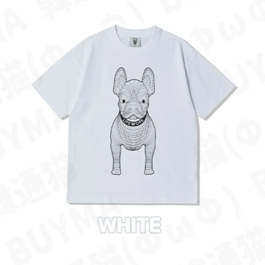 Life Work  |☆Life Work☆Big Ladog Printed Short-Sleeved Tshirt