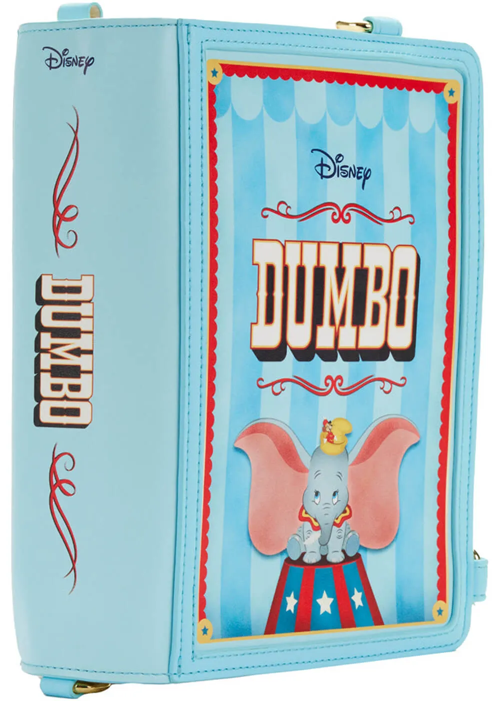 Loungefly Disney Dumbo Book Series Crossbody Backpack Blue